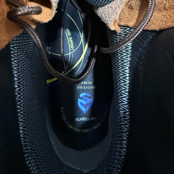 Sureway LT Brown Leather Work Lace Up Boots Oil Slip Resist SW601MS Mens 10.5 - Picture 14 of 16